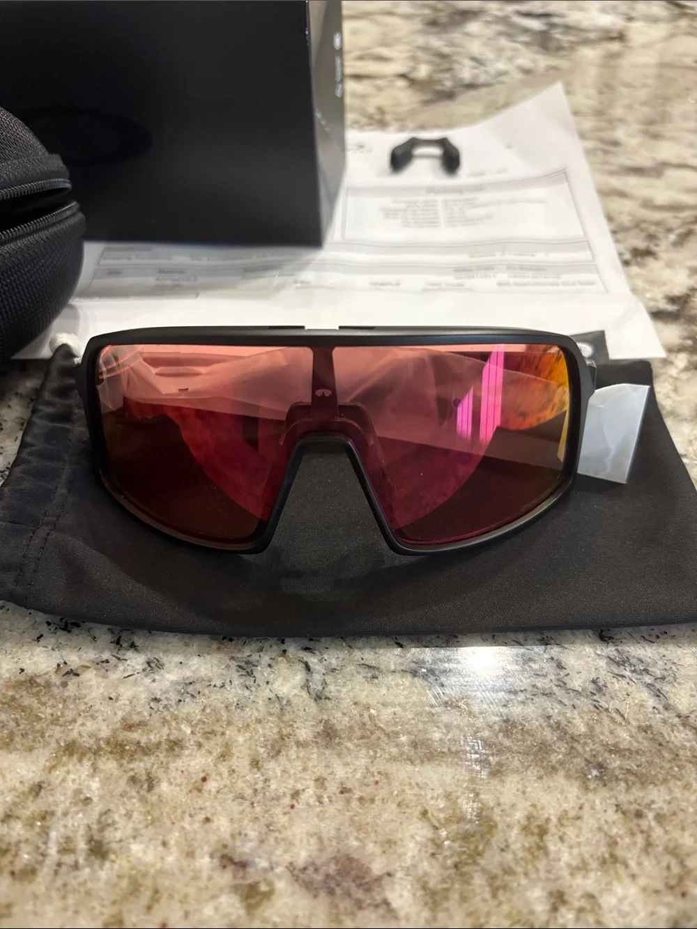 Oakley Sutro S Matte Black Frame Prizm Trail Torch Lens